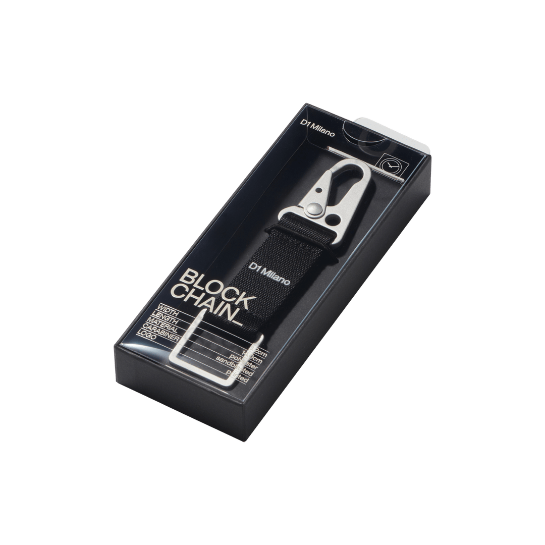 D1 Milano Zwart D1-Sleutelhanger BLXU01