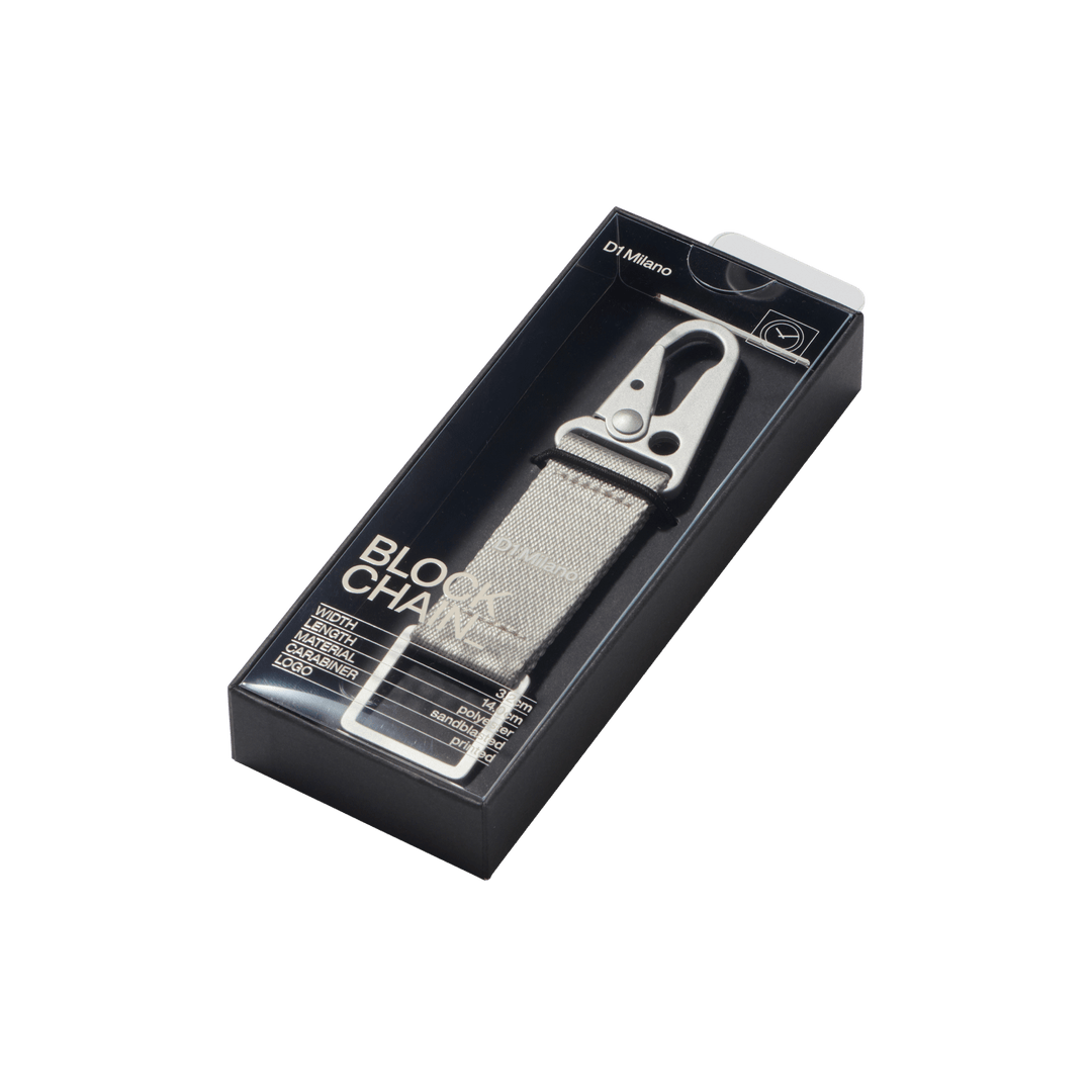 D1 Milano Grijs D1-Sleutelhanger BLXU02