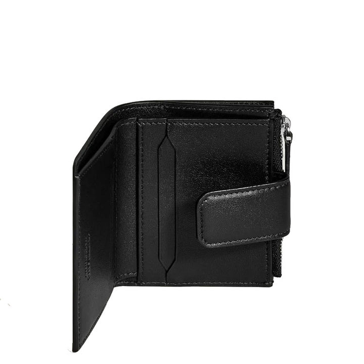Montblanc mini portefeuille souple 6 compartiments noir 198749