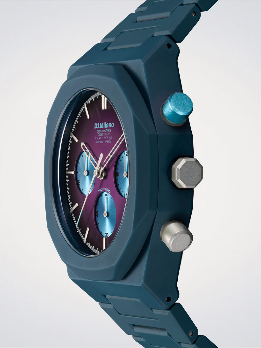 D1 Milano Blue Spectrum Polychrono Watch 40.5 mm D1-PHBJ20
