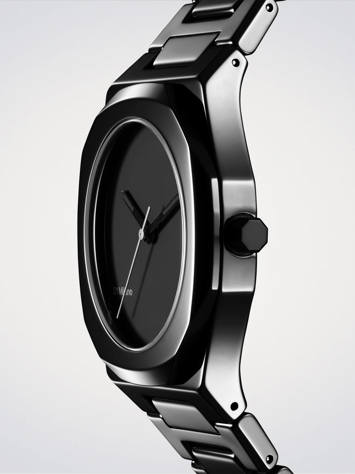 D1 Milano Pure Black Ceramic 37 mm D1-CEBU01