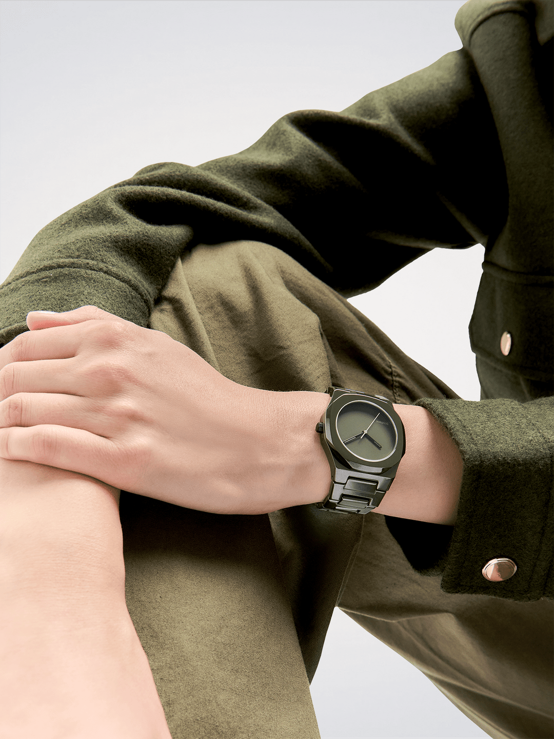 D1 Milano Pure Green Ceramic 37 mm D1-CEBU04