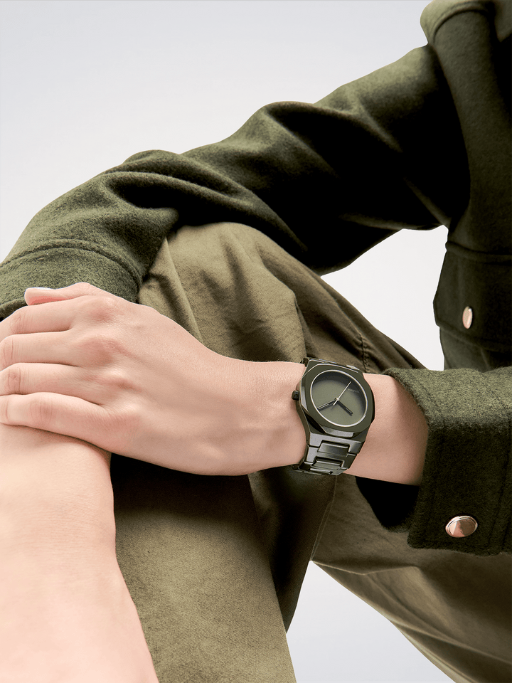 D1 Milano Pure Green Ceramic 37 mm D1-CEBU04