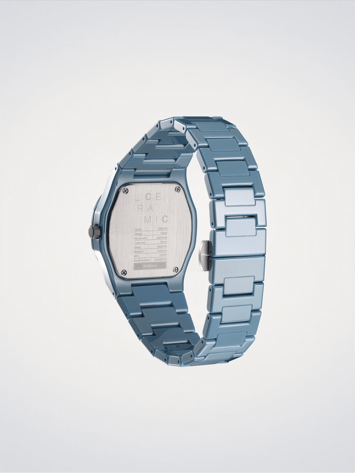 D1 Milano Puur Blauw Keramiek 37 mm D1-CEBU05