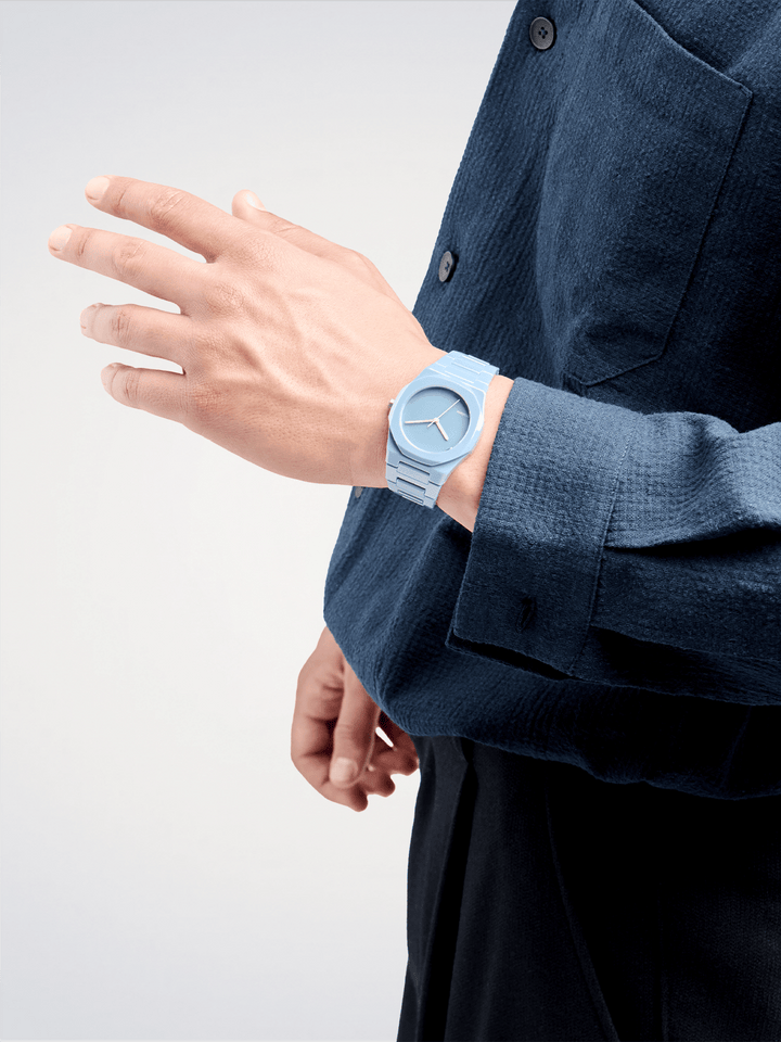 D1 Milano Puur Blauw Keramiek 37 mm D1-CEBU05
