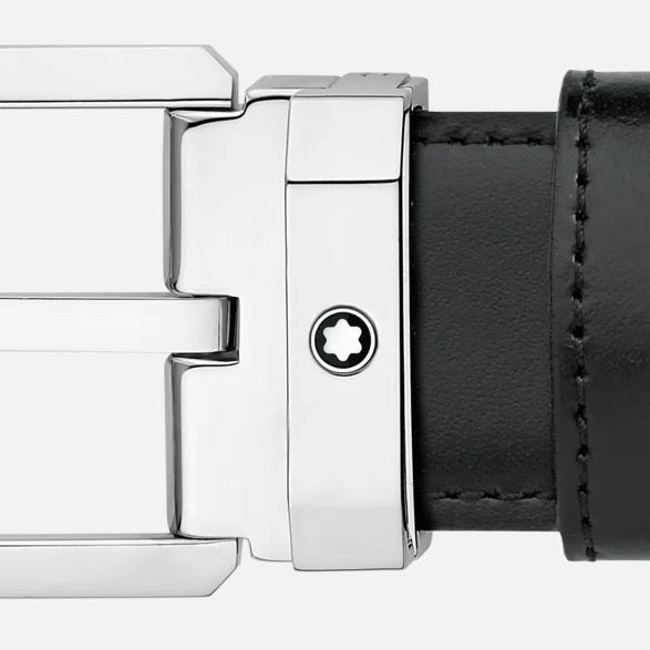 Montblanc reversible belt in black leather/brown 30 mm 116579