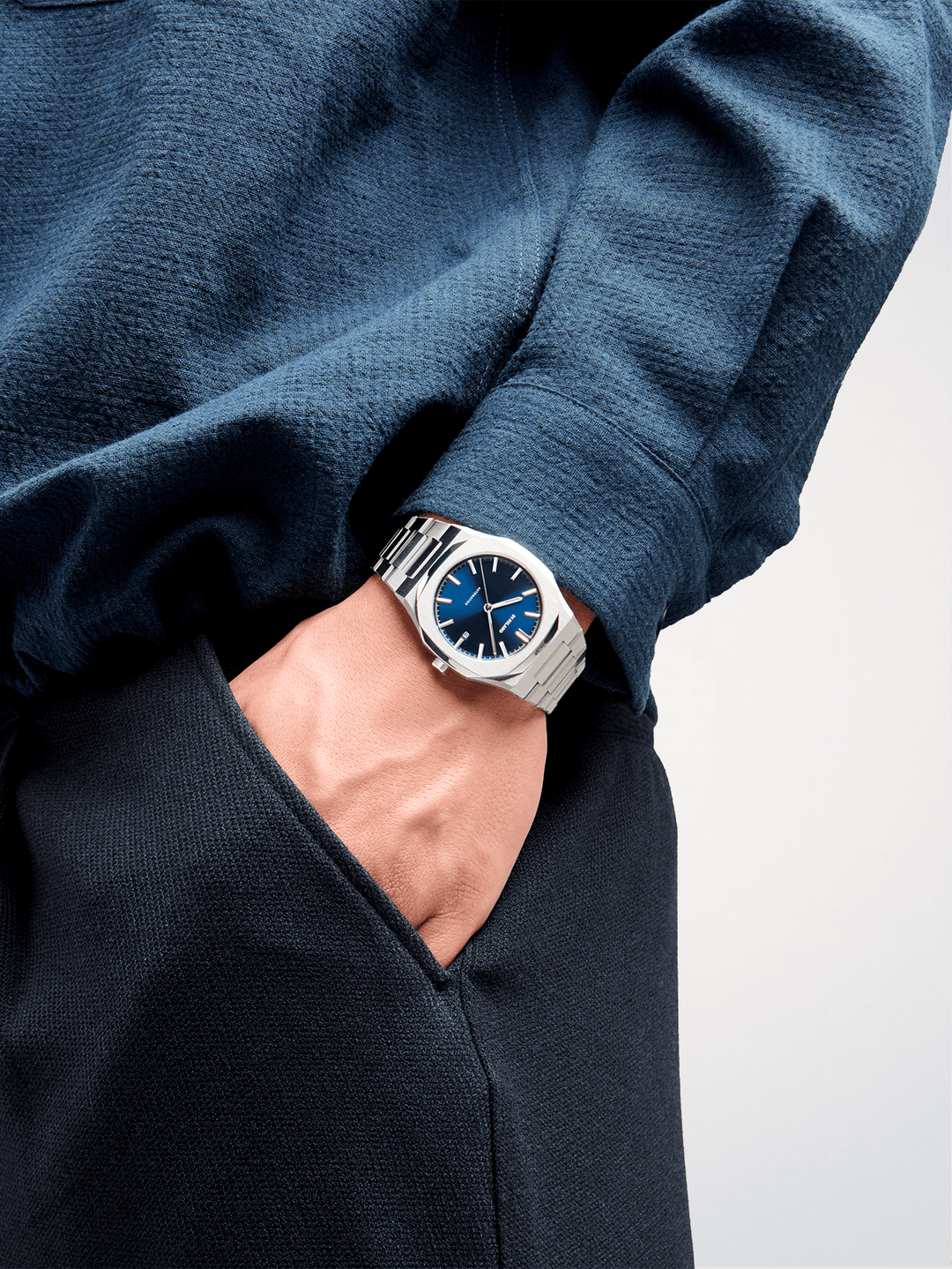 D1 Milano Blue Automatik 41,5 mm D1-ATBJ11