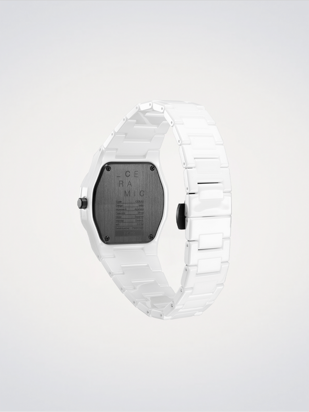 D1 Milano Pure White Ceramic 37 mm D1-CEBU02