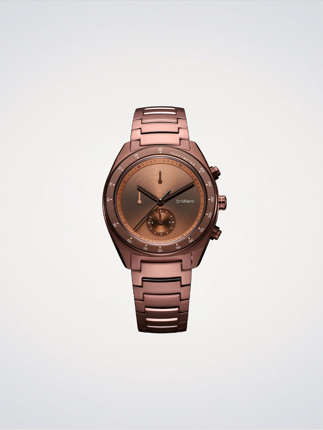 D1 Milano Essential bruine chronograaf 40 mm D1-CHBJ22