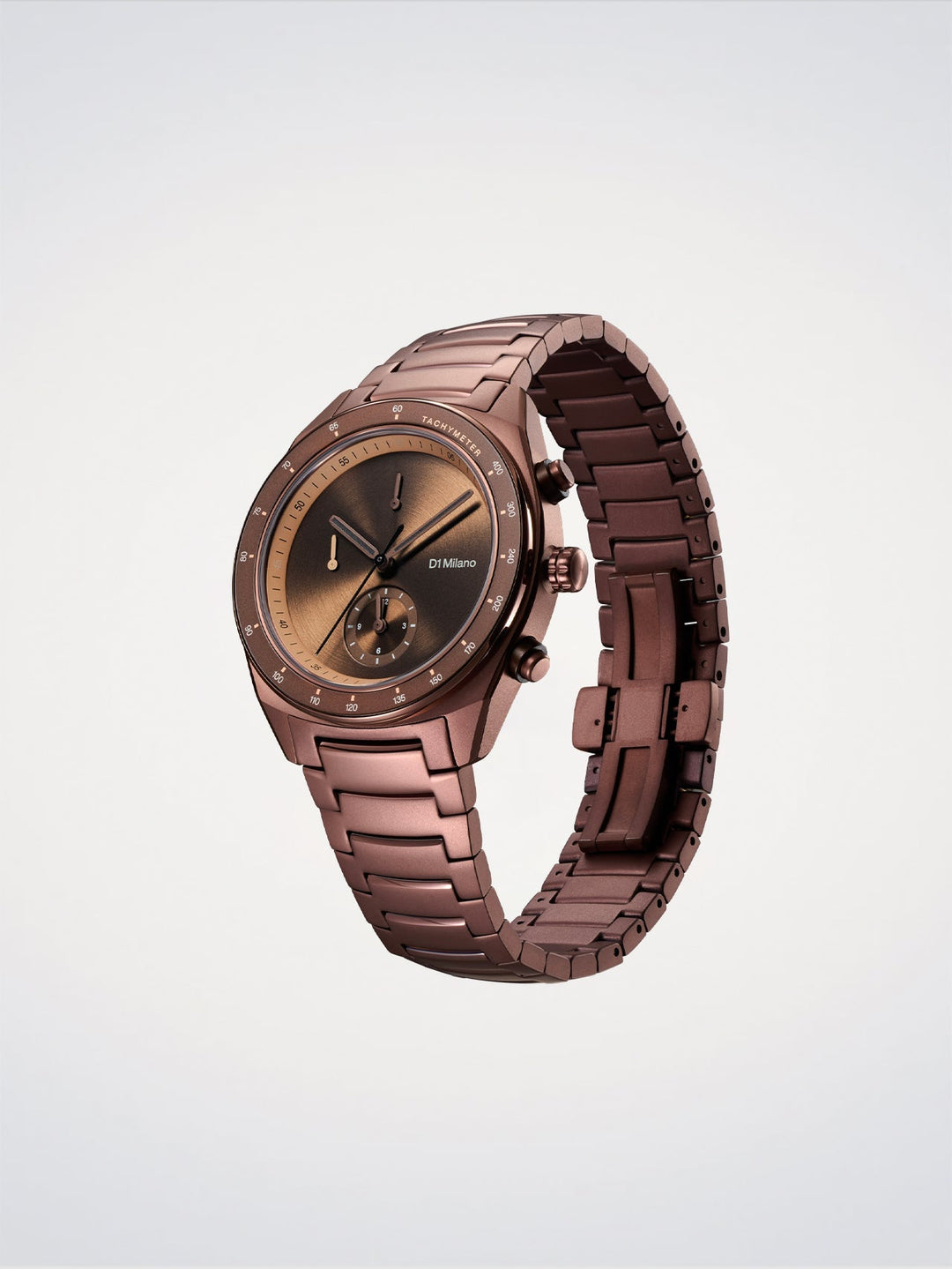 D1 Milano Essential bruine chronograaf 40 mm D1-CHBJ22