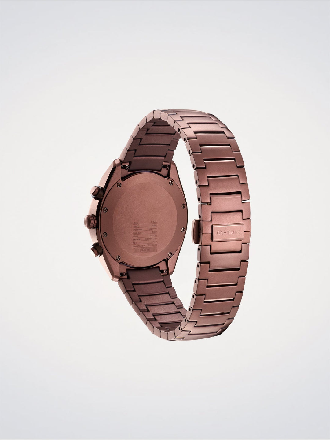 D1 Milano Essential bruine chronograaf 40 mm D1-CHBJ22