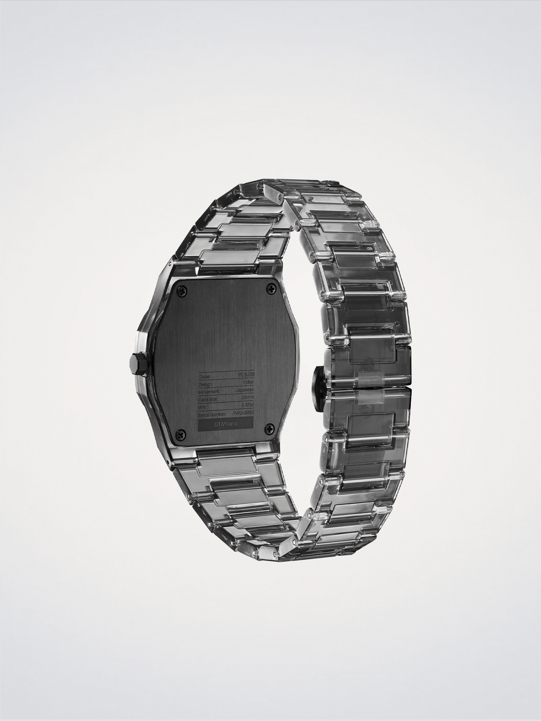 D1 Milano Exp_Nylon Noir 39 mm D1-NYBJ02