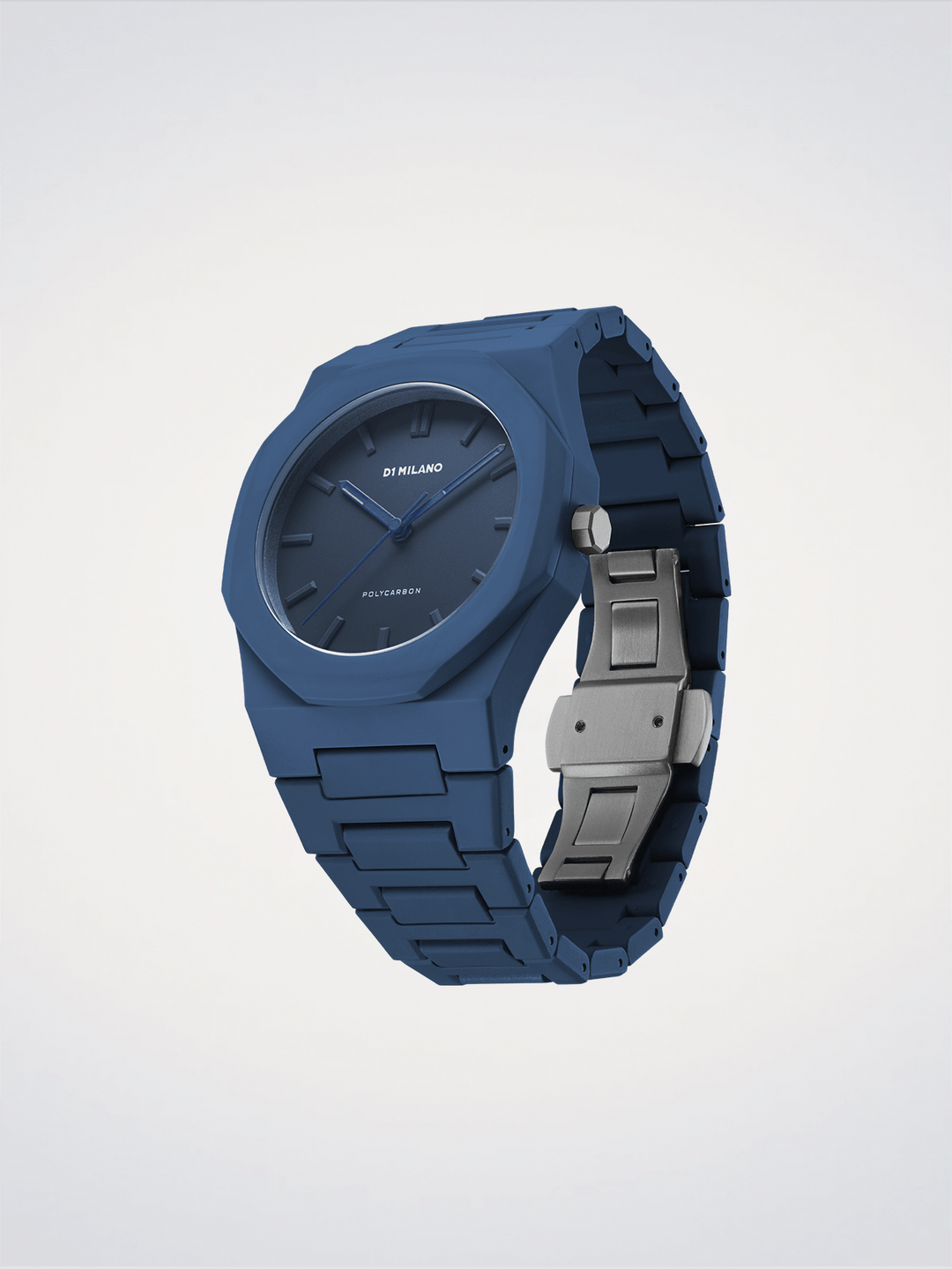 D1 Milano Marineblaues Polykarbon 40,5 mm D1-PCBJ21