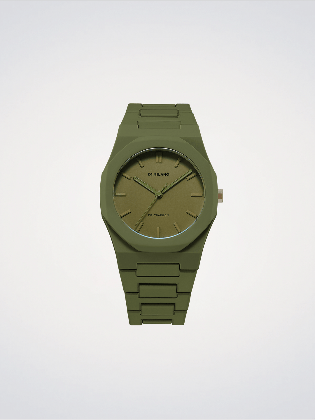 D1 Milano Militair Groen Polycarbon 40,5 mm D1-PCBJ22