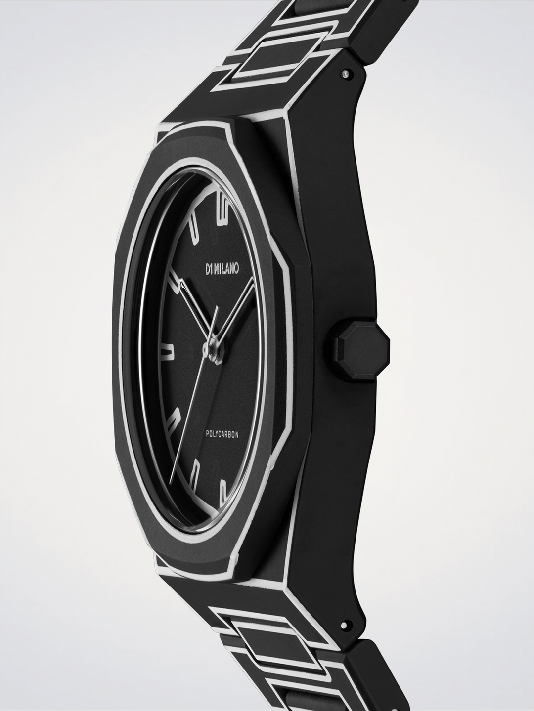 D1 Milano Zwart Schets Polycarbon 40,5 mm D1-PCBJ33