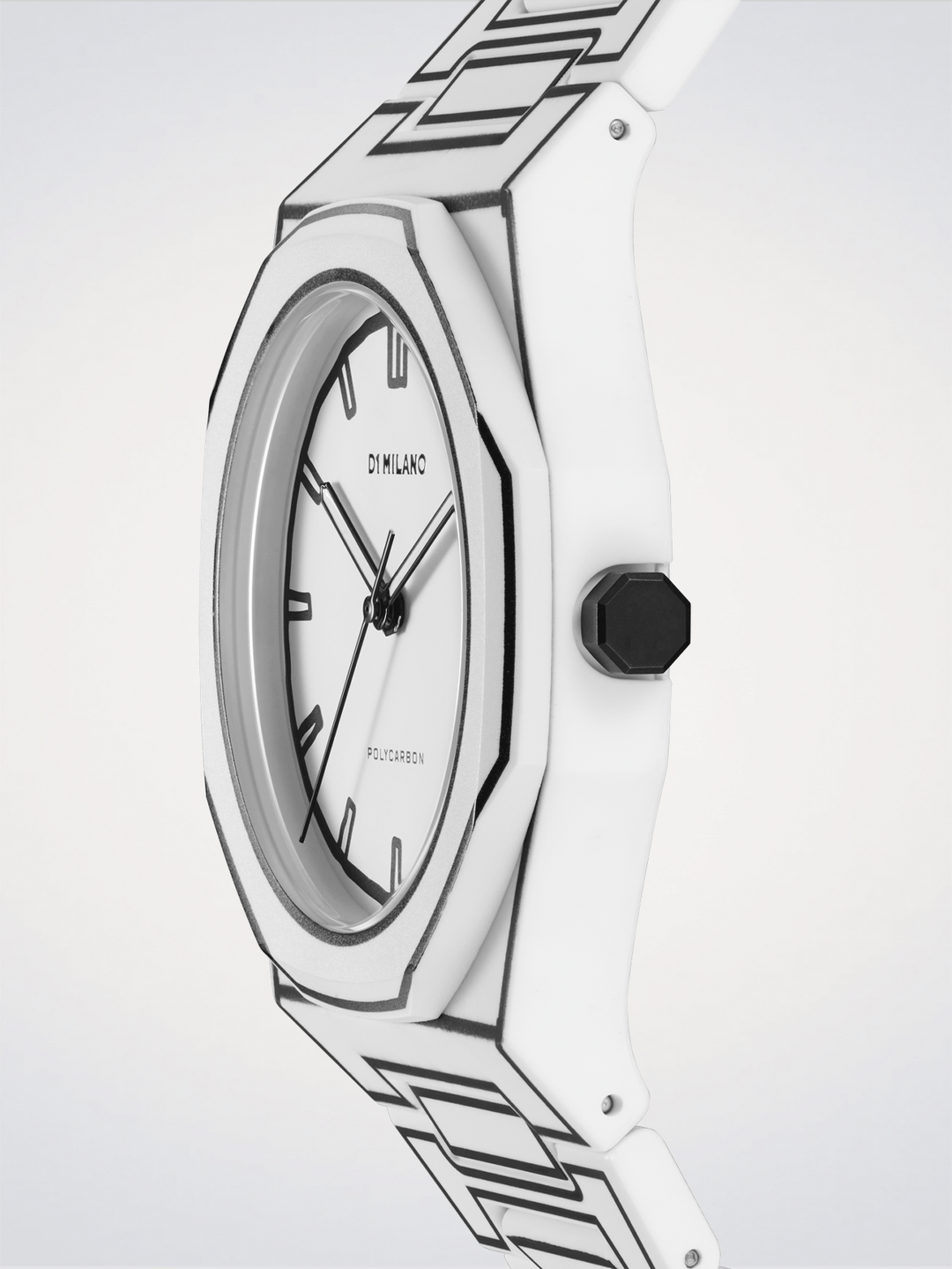 D1 Milano Wit Schets Polycarbon 40,5 mm D1-PCBJ34