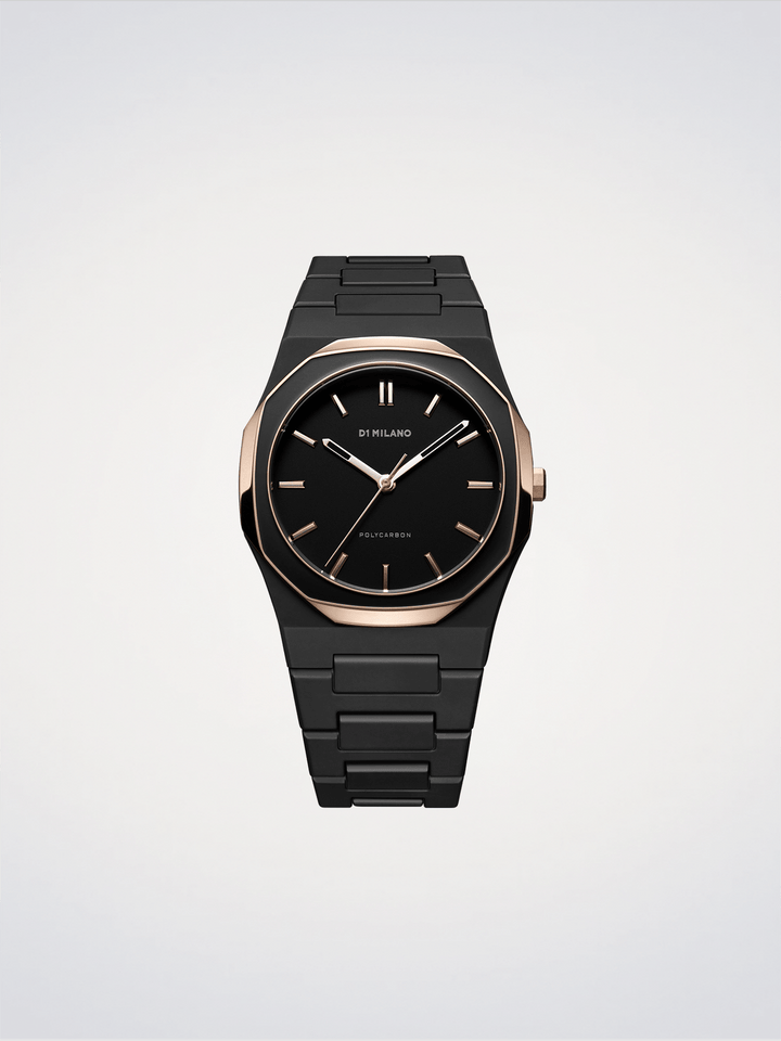 D1 Milano maille noire polycarbonate 40,5 mm D1-PCBJ35
