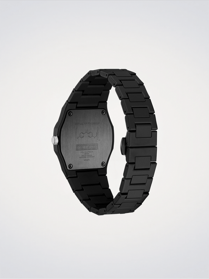 Montre D1 Milano Noir_01 Polycarbone 37 mm D1-PCBU07