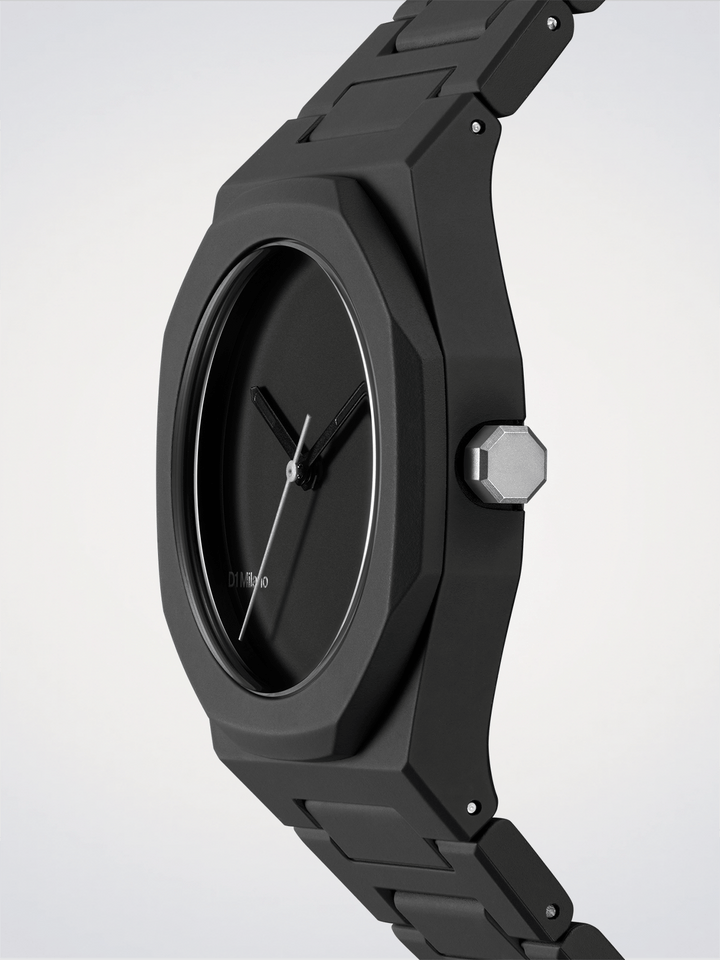 Montre D1 Milano Noir_01 Polycarbone 37 mm D1-PCBU07