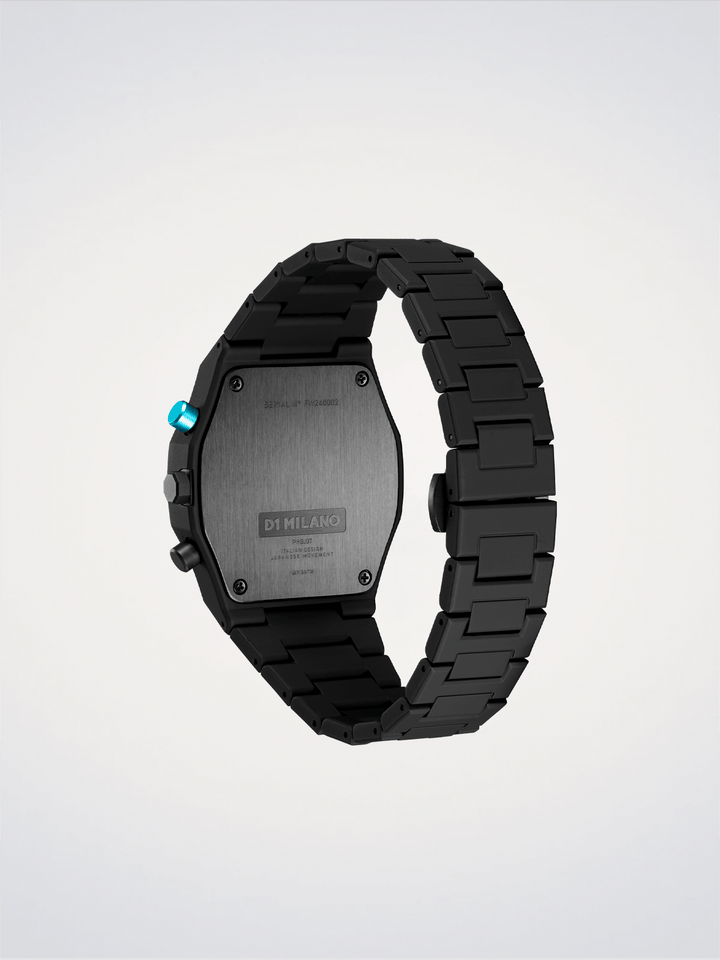 D1 Milano Anthrazitschwarz Polychrono 40,5 mm D1-PHBJ07