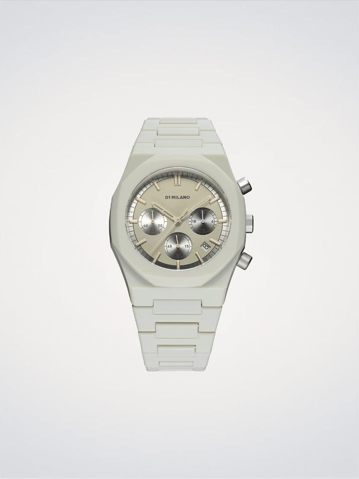 D1 Milano Fossielgrijs Polychrono 40,5 mm D1-PHBJ08