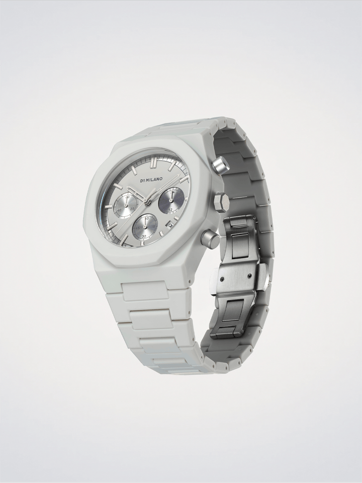 D1 Milano Fossielgrijs Polychrono 40,5 mm D1-PHBJ08