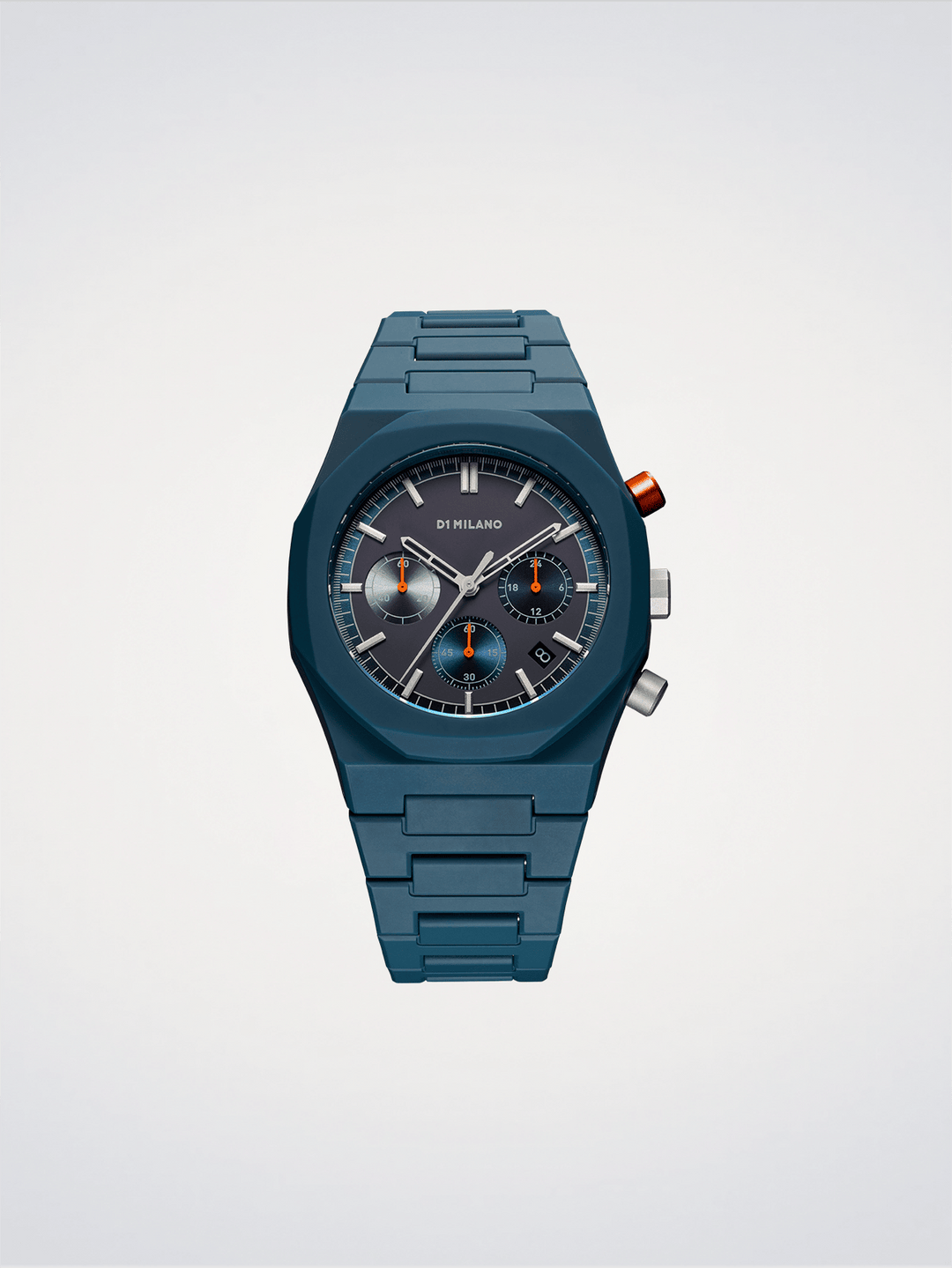 D1 Milano Neptunblau Polychrono 40,5 mm D1-PHBJ09