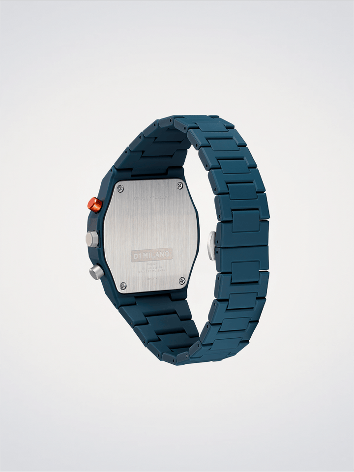 D1 Milano Neptunblau Polychrono 40,5 mm D1-PHBJ09