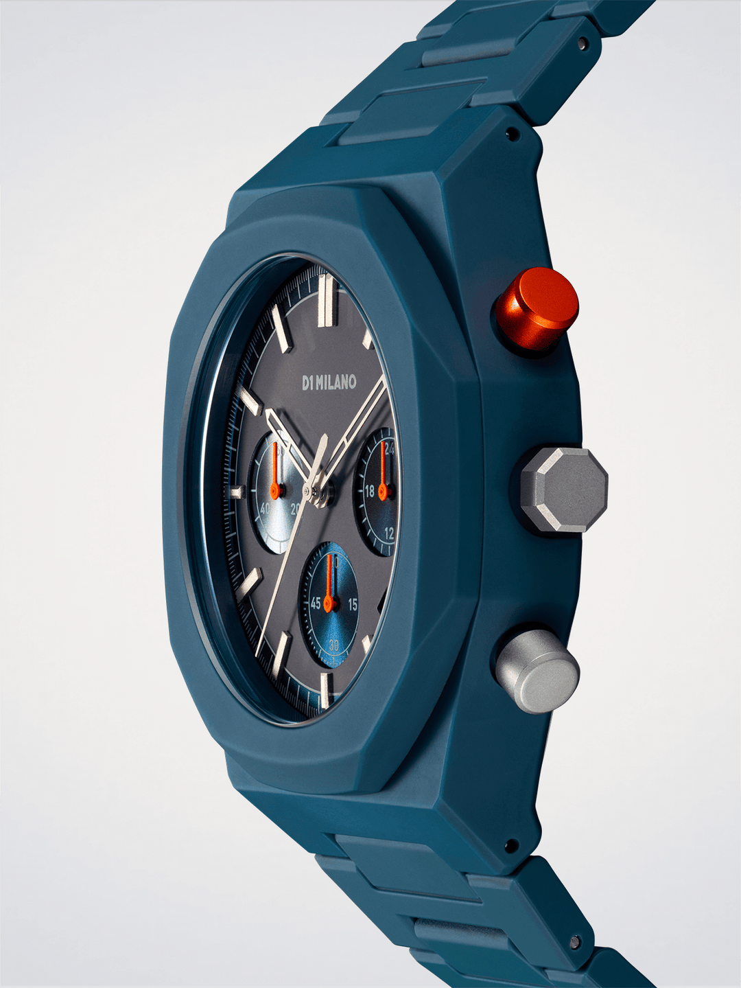 D1 Milano Neptunblau Polychrono 40,5 mm D1-PHBJ09