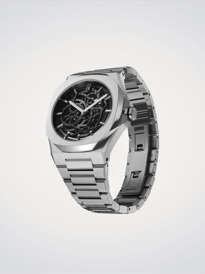 D1 Milano Squelette Argent 41,5 mm D1-SKBJ10