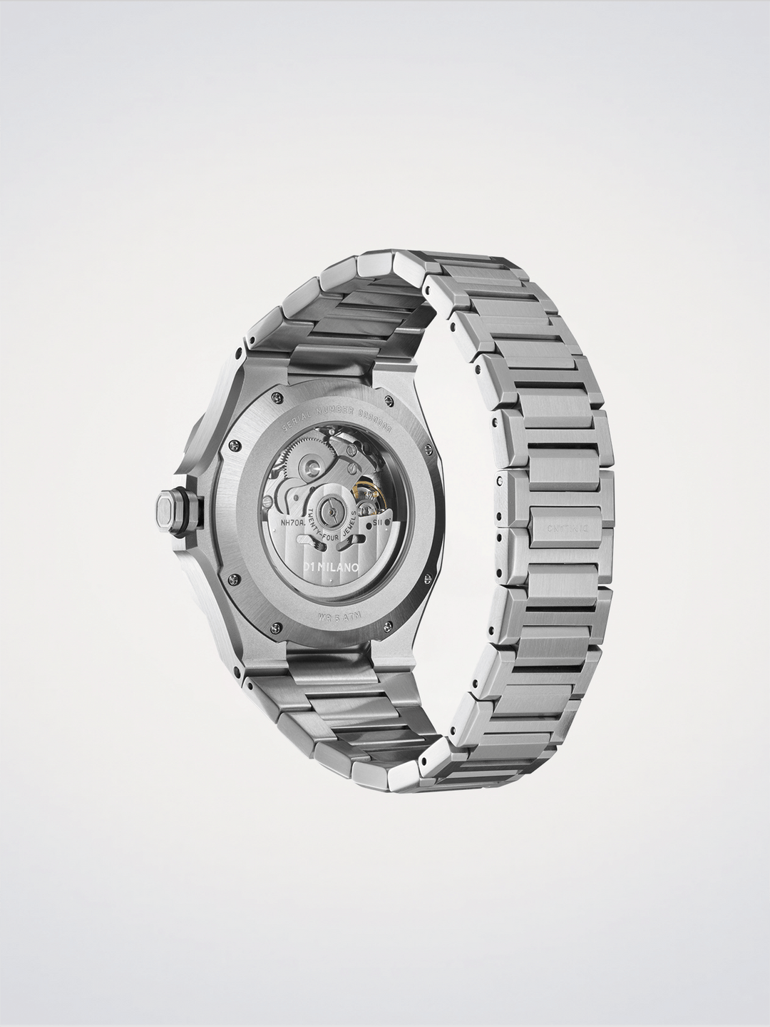 D1 Milano Squelette Argent 41,5 mm D1-SKBJ10