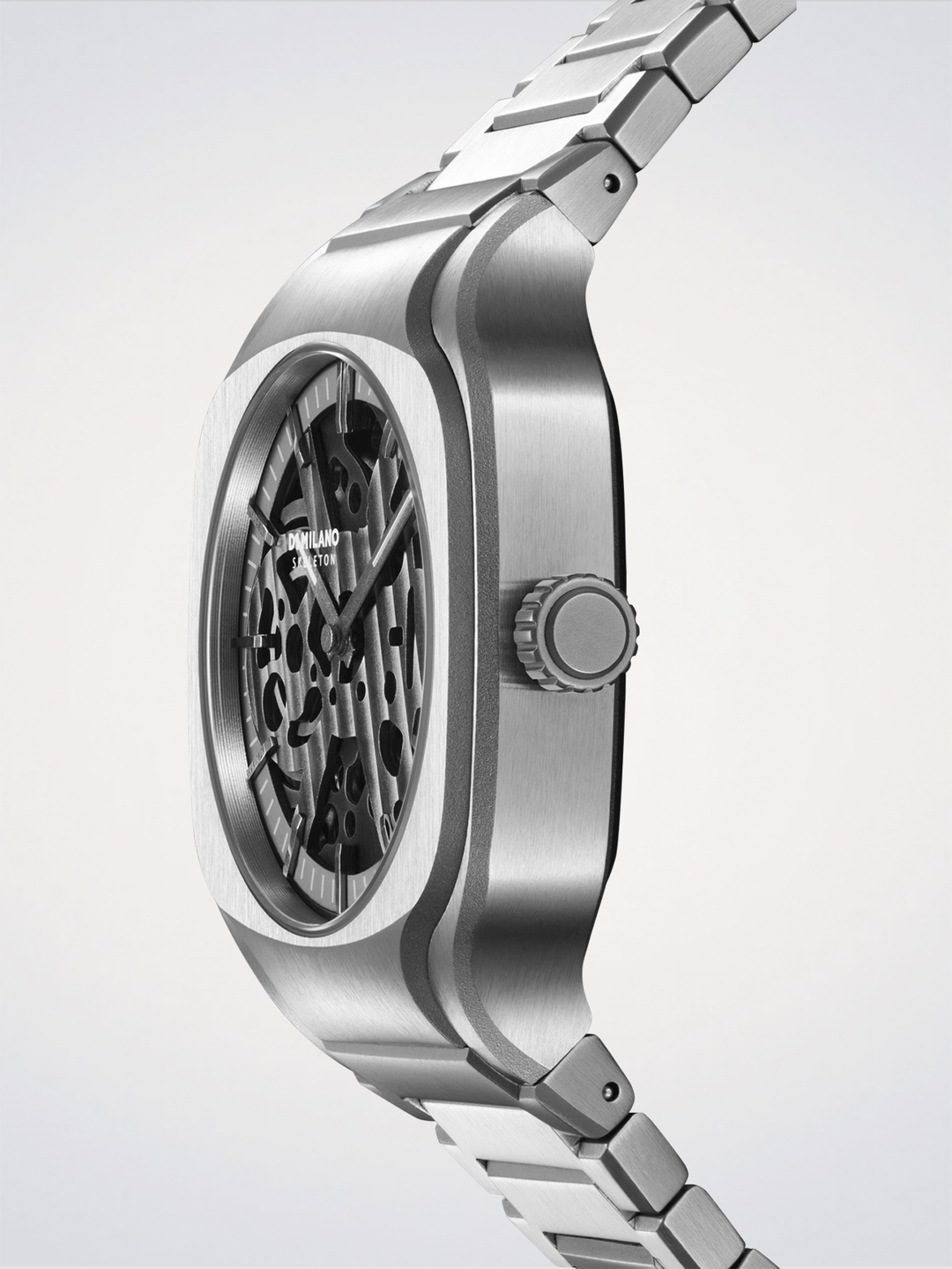 D1 Milano Gray Depth Square Skeleton 37 mm D1-SLBJ01