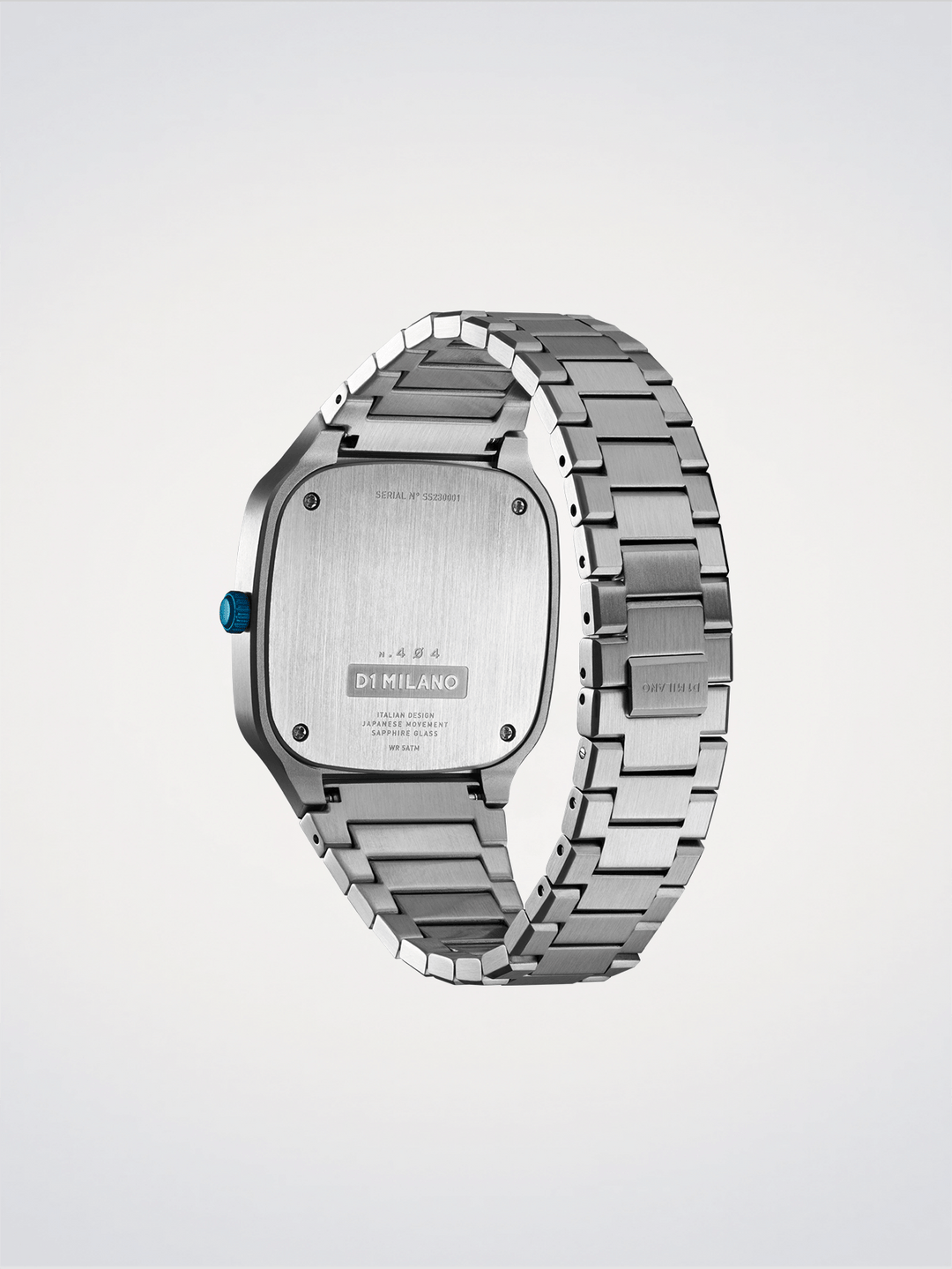 D1 Milano Argent Carré 37 mm D1-SQBJ01