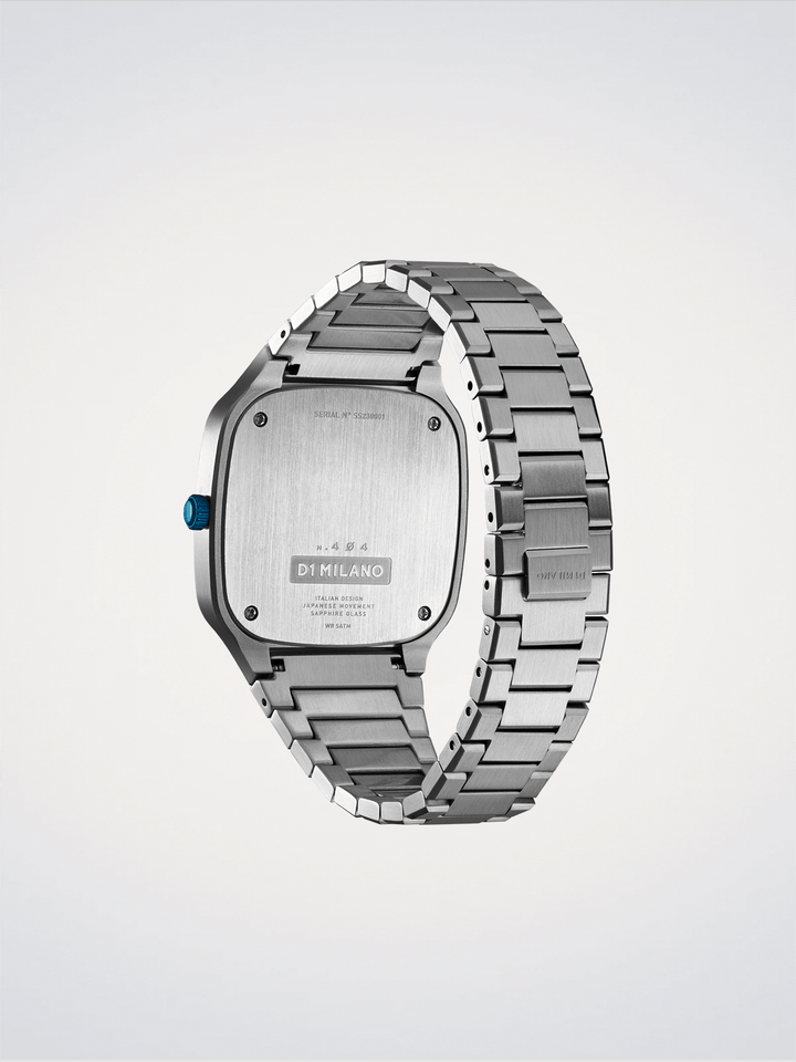 D1 Milano Argent Carré 37 mm D1-SQBJ01