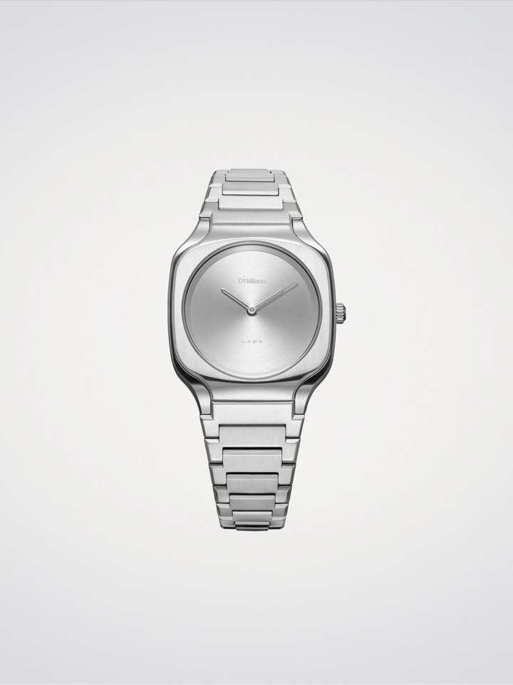 D1 Milano grijze vierkante schijf 32 mm D1-SQBL01