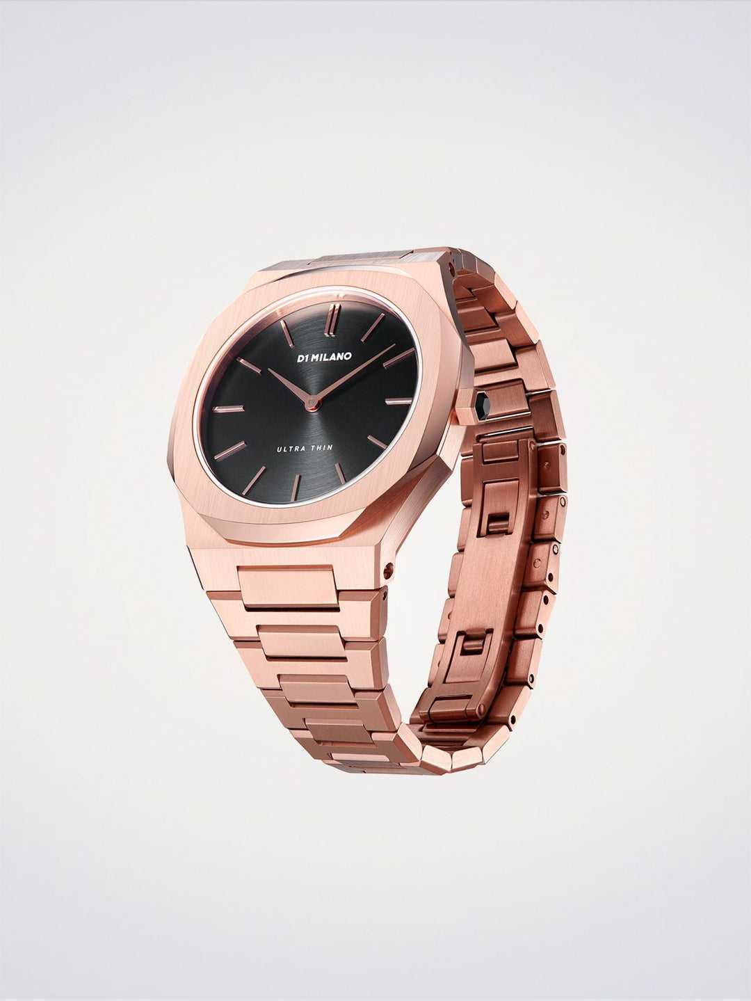 D1 Milano Rose Night ultradun horloge 34 mm D1-UTBL06