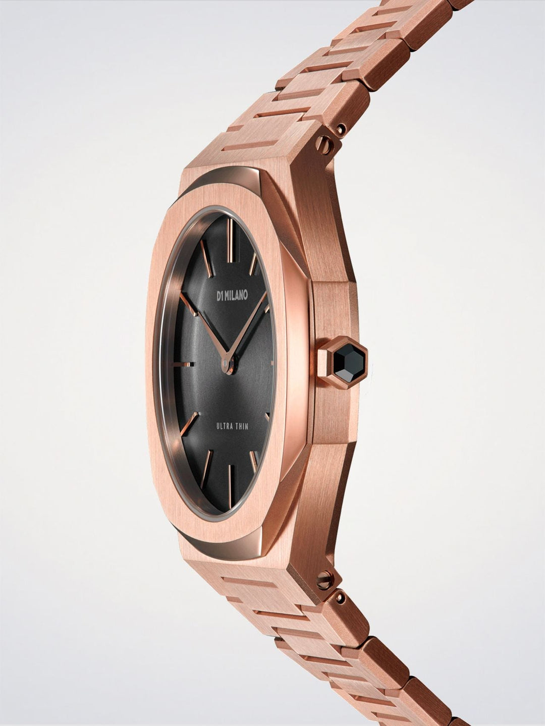D1 Milano Rose Night ultradun horloge 34 mm D1-UTBL06