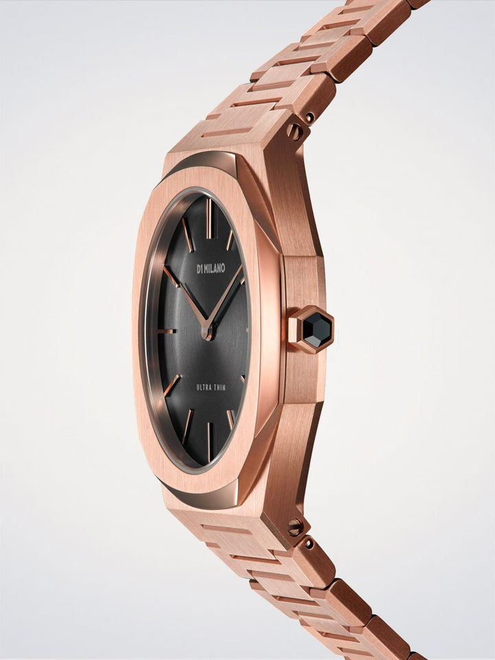 D1 Milano Rose Night ultradun horloge 34 mm D1-UTBL06