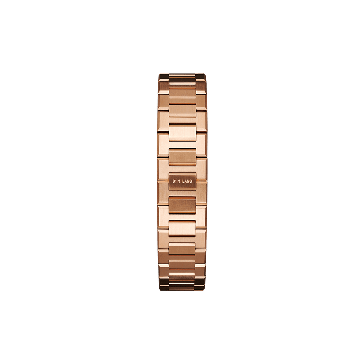 D1 Milano Roségold Ultradünne Uhr 38 mm D1-SP-UT38BR02