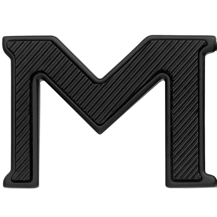 Ceinture réversible Montblanc avec boucle M Extrem 3.0 noir/noir lisse 198646