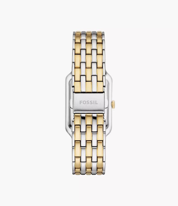 Montre Fossil Raquel 26mm en nacre, quartz, acier avec finitions PVD or jaune ES5305