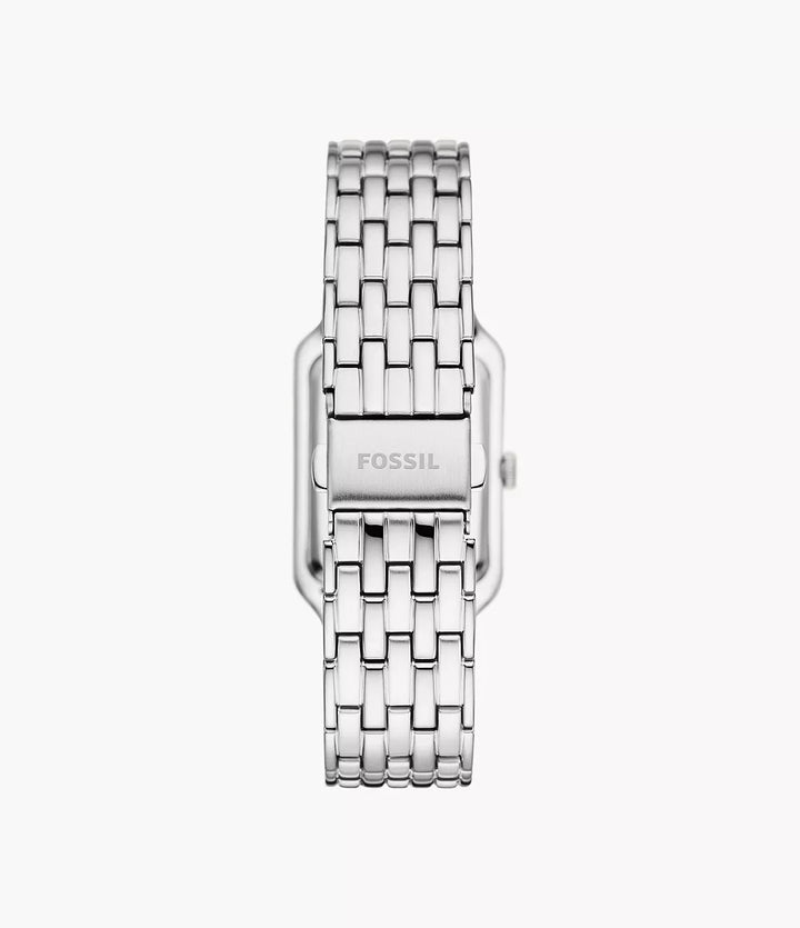 Fossil horloge Raquel 26 mm parelmoer quartz staal ES5306