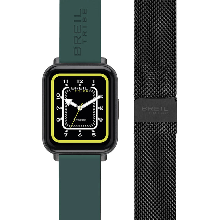 Breil SBT-2 45mm black steel smartwatch watch with black PVD finish EW0674