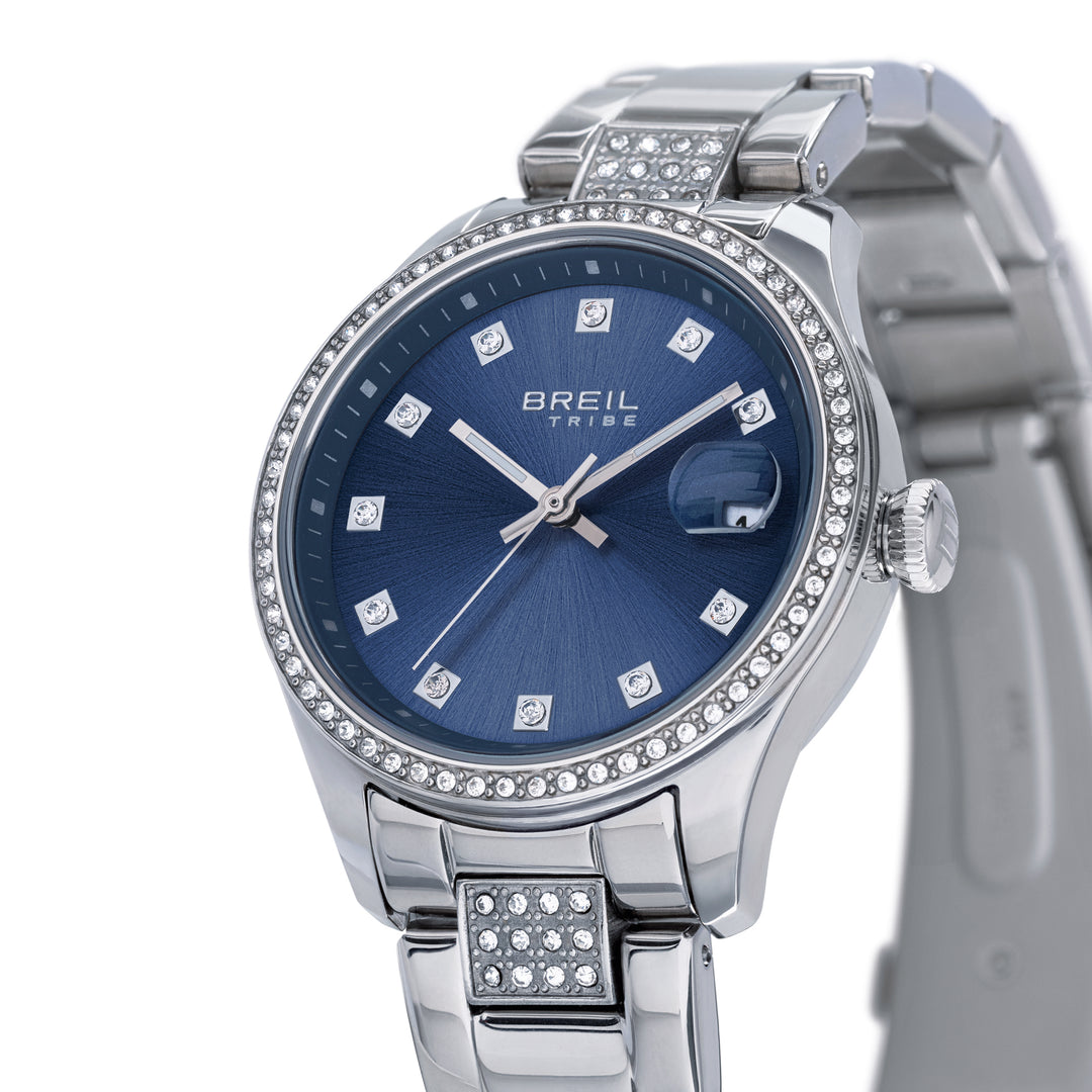 Breil Classic Elegance Uhr 32 mm blauer Quarzstahl EW0723