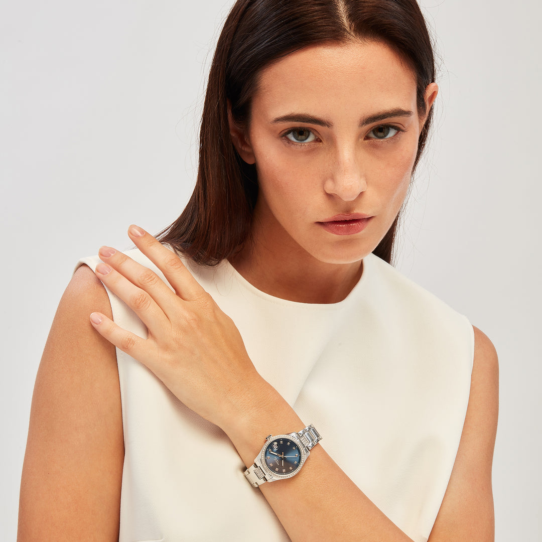 Breil Classic Elegance Uhr 32 mm blauer Quarzstahl EW0723