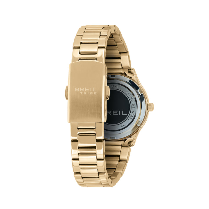 Breil Abby horloge 32mm wit quartz staal goud PVD afwerking EW0754