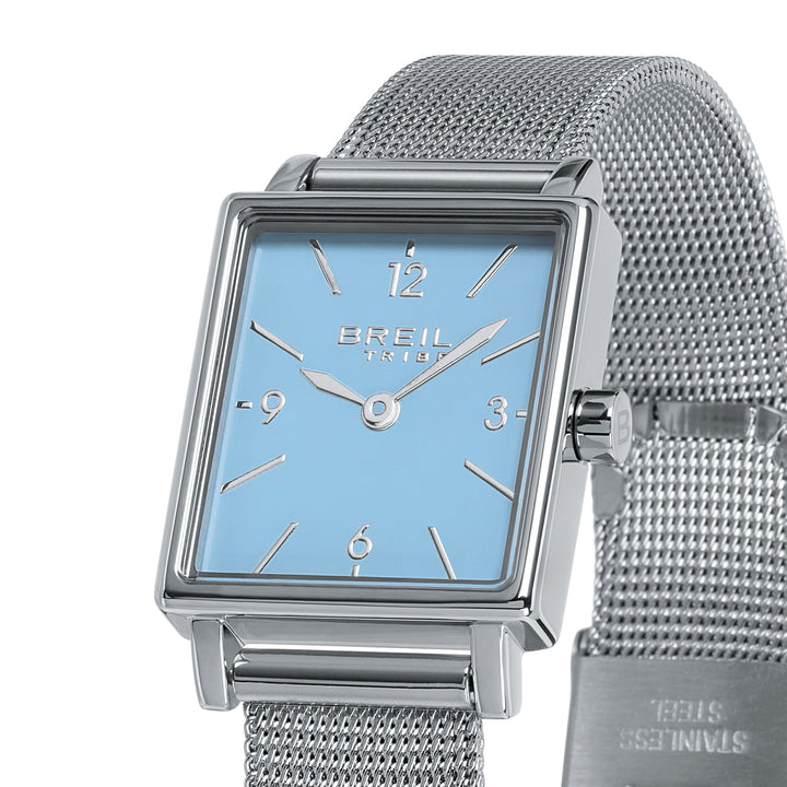Breil Uhr Dreamy Sorbet 20x23mm hellblauer Quarzstahl EW0773