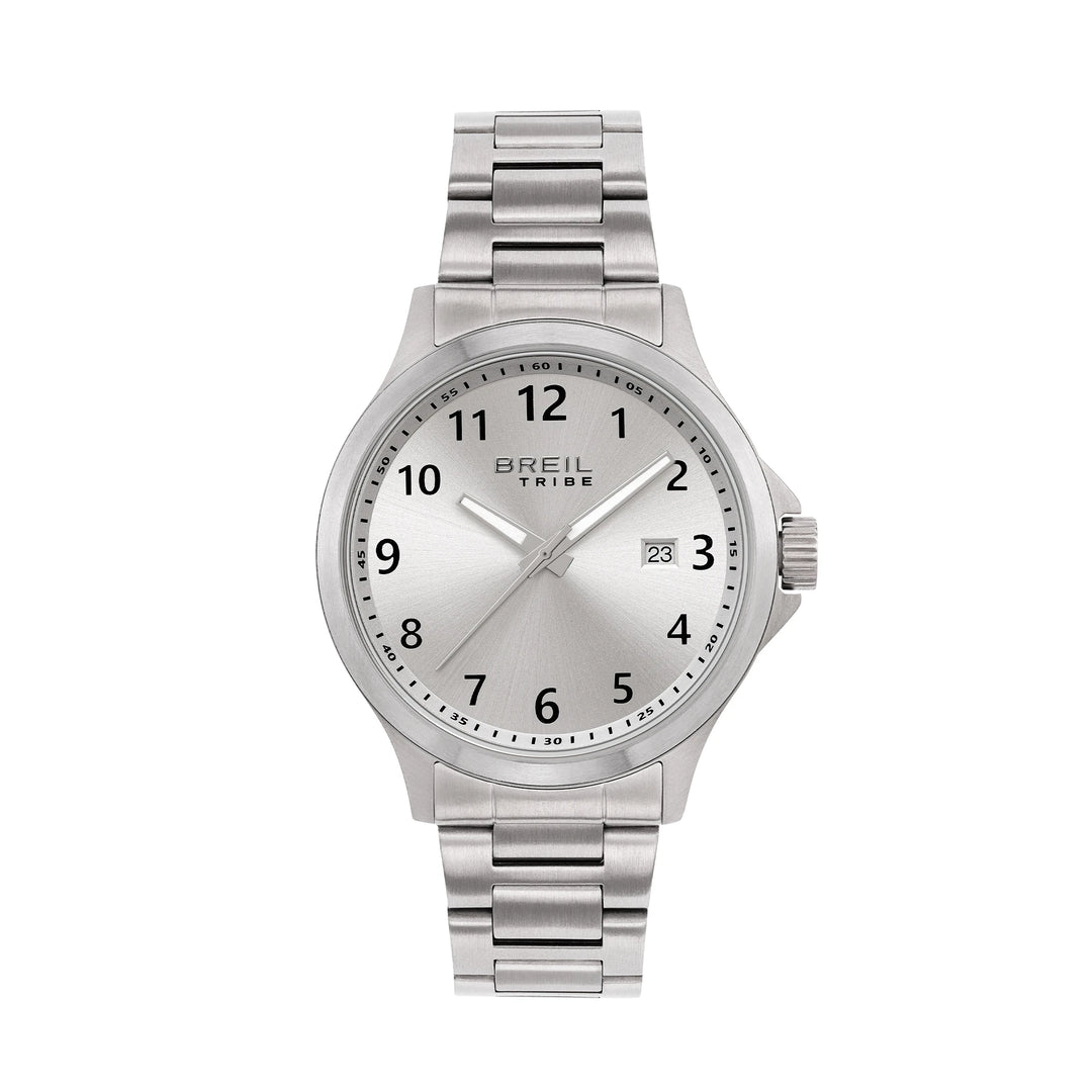 Breil Uhr Kai 41 mm Silber Quarzstahl EW0783
