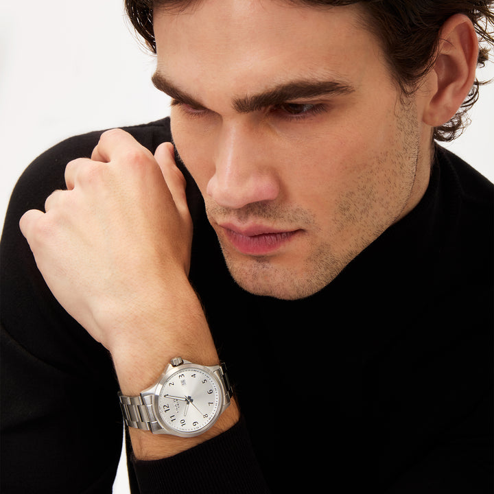 Breil Uhr Kai 41 mm Silber Quarzstahl EW0783