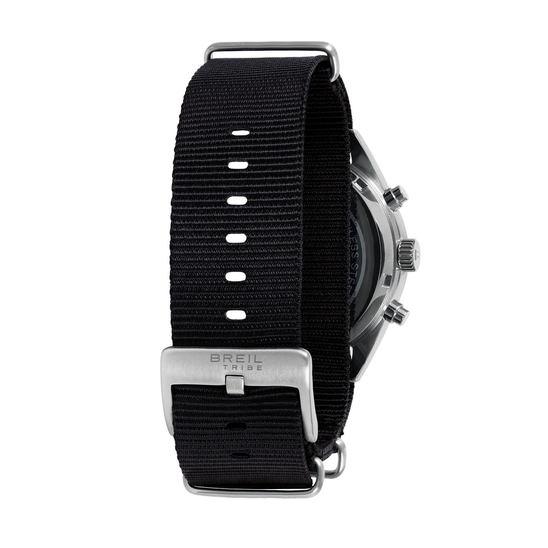 Montre Breil Echo Chrono 42mm acier quartz noir EW0815